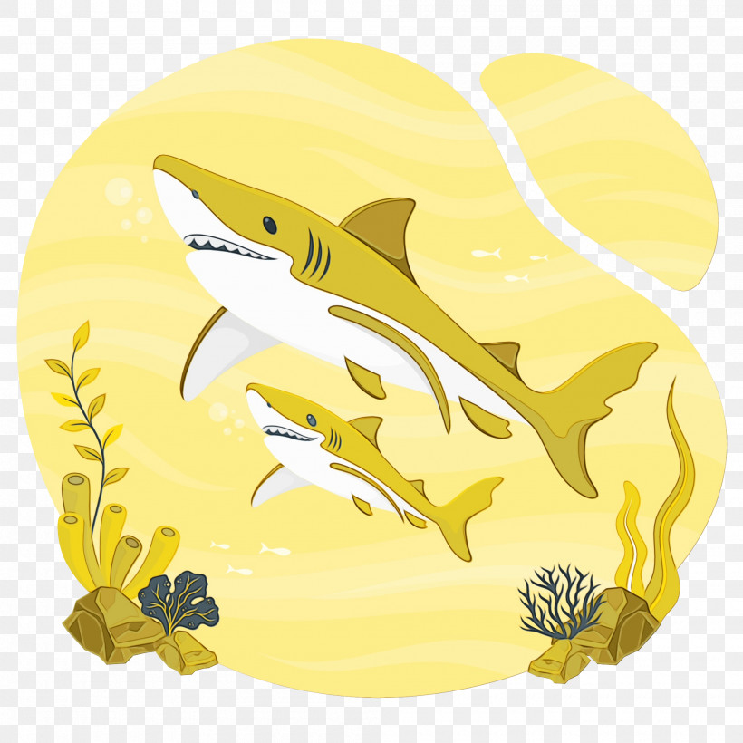 Fish Yellow Cartoon Flower Font, PNG, 2000x2000px, Happy Family Day, Biology, Cartoon, Family Day, Fish Download Free