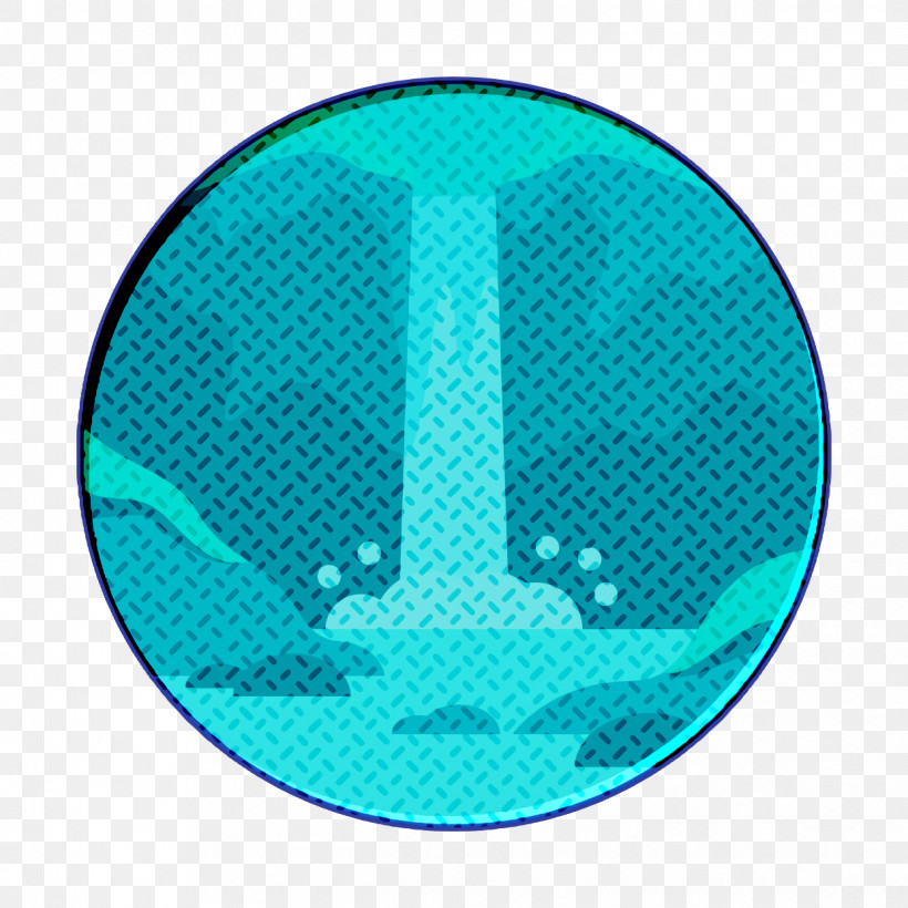 Landscapes Icon River Icon Waterfall Icon, PNG, 1244x1244px, Landscapes Icon, Aqua, Azure, Blue, Circle Download Free