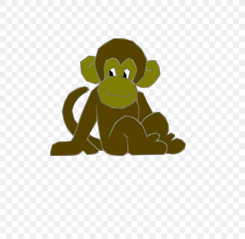 Monkey Ape Clip Art Primate Chimpanzee, PNG, 566x800px, Monkey, Amphibian, Ape, Chimpanzee, Fictional Character Download Free