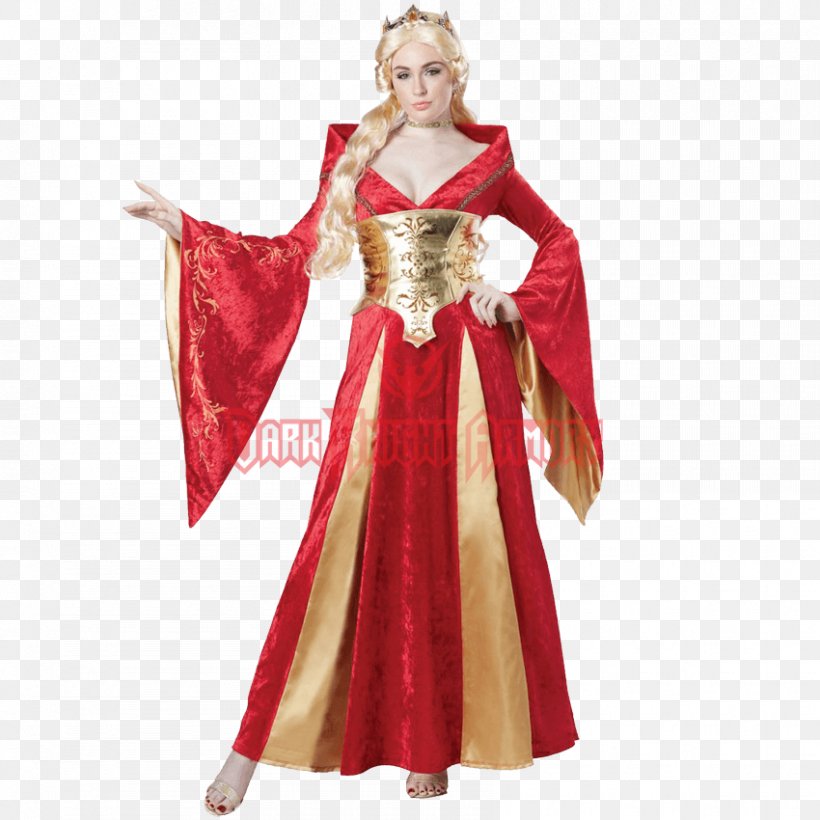 Halloween Costume Middle Ages Clothing Queen Of Hearts, PNG, 850x850px, Costume, Ball Gown, Clothing, Cosplay, Costume Design Download Free