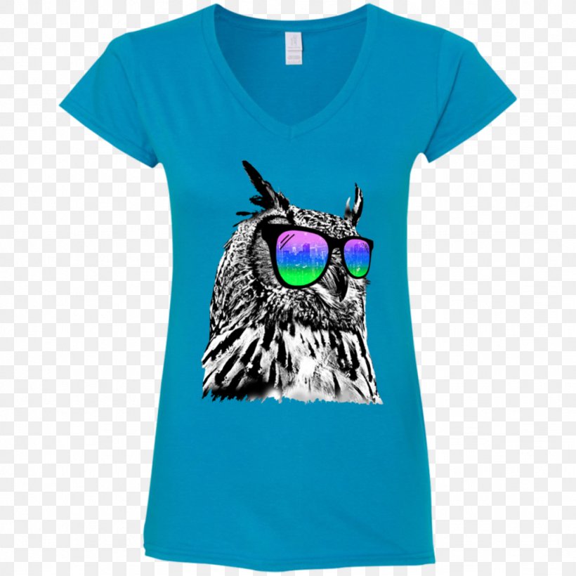 T-shirt Hoodie Neckline Sleeve, PNG, 1024x1024px, Tshirt, Aqua, Beak, Bird, Bird Of Prey Download Free