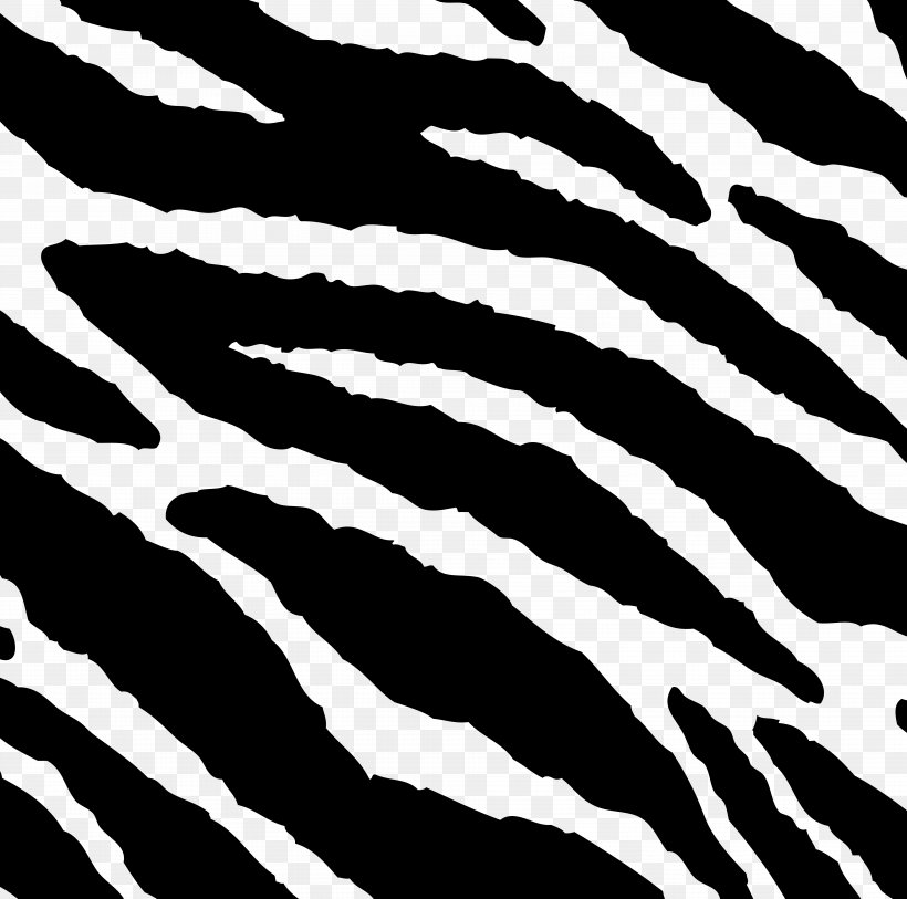 Tiger Stripe Zebra Pattern, PNG, 7765x7708px, Zebra, Animal Print, Black, Black And White, Embroidery Download Free
