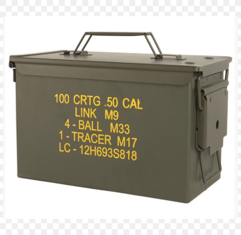 Ammunition Box Caliber Military .50 BMG, PNG, 800x800px, 30 Mm Caliber, 50 Bmg, 762 Mm Caliber, Ammunition Box, Ammunition Download Free