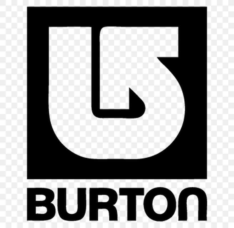 burton snowboard sticker white 