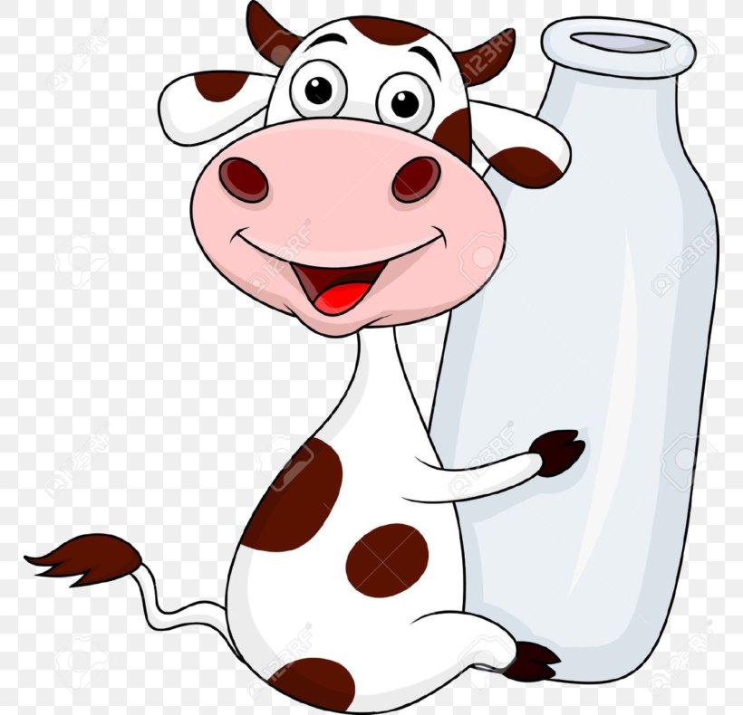 Cattle Vector Graphics Milk Clip Art Illustration, PNG, 768x790px, Cattle, Artwork, Cartoon, Drinkware, Fictional Character Download Free