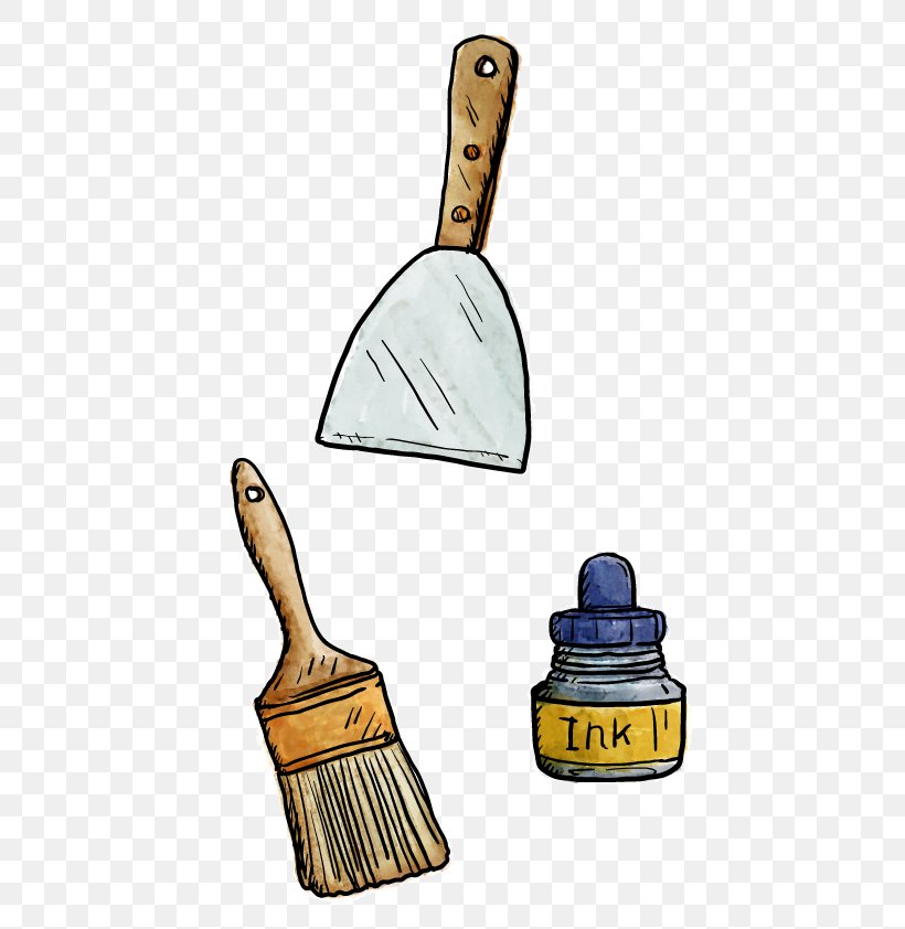Art Painting Icon, PNG, 595x842px, Art, Brush, Drawing, Household Cleaning Supply, Ink Download Free