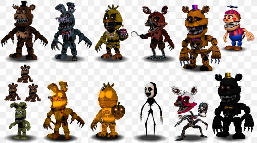 Five Nights At Freddy's 4 Five Nights At Freddy's 2 Five Nights At Freddy's: The Twisted Ones Character, PNG, 1024x574px, Character, Action Figure, Action Toy Figures, Art, Deviantart Download Free
