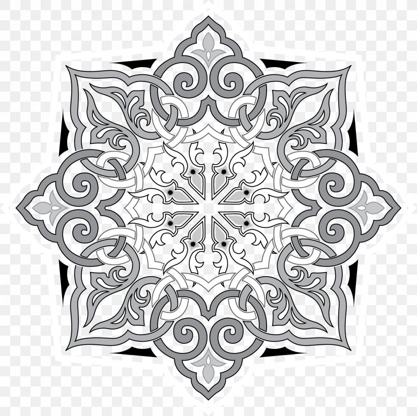 Composition Ornament Pattern Design Collage, PNG, 2029x2026px, Composition, Beige, Blackandwhite, Collage, Drawing Download Free