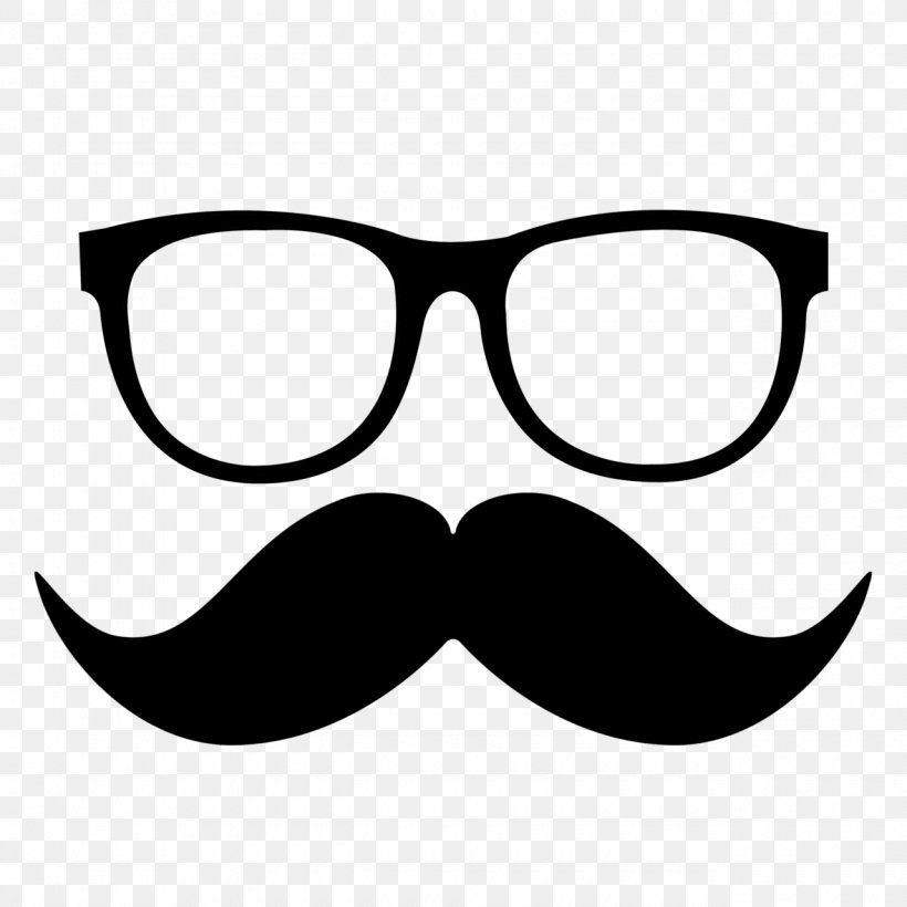 Moustache Hipster Beard Clip Art, PNG, 1280x1280px, Moustache, Beard, Black, Black And White, Eyewear Download Free