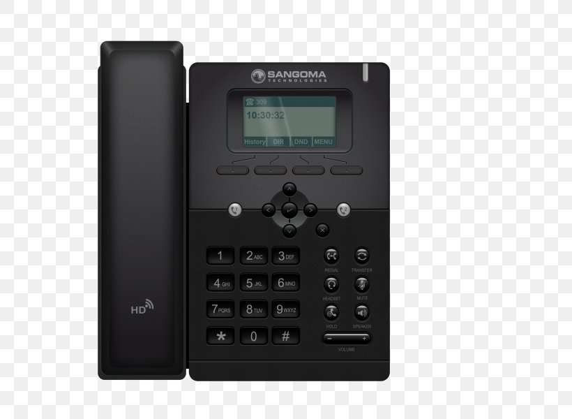 VoIP Phone Business Telephone System Sangoma Technologies Corporation Session Initiation Protocol, PNG, 600x600px, Voip Phone, Answering Machine, Asterisk, Business Telephone System, Corded Phone Download Free