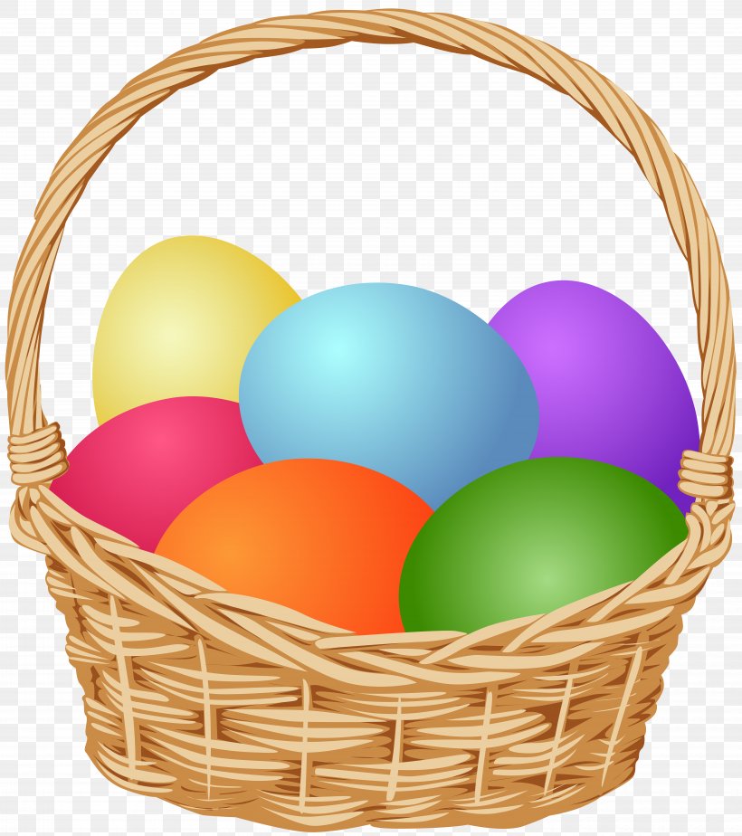 Basket Clip Art, PNG, 7095x8000px, Basket, Easter, Easter Basket, Easter Egg, Egg Download Free