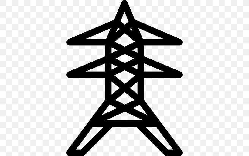 Electricity High Voltage Clip Art, PNG, 512x512px, Electricity, Black And White, Electric Potential Difference, Electrical Cable, Electrical Engineering Download Free