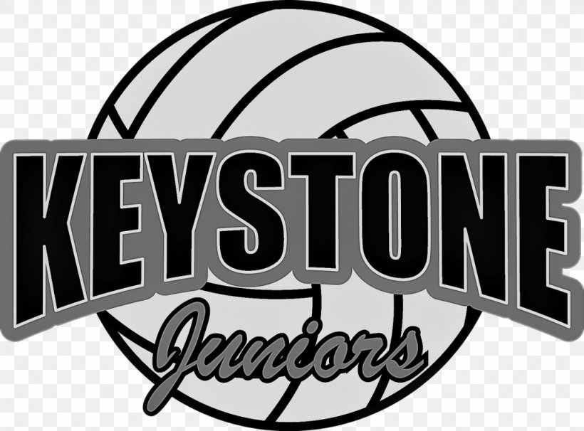 Keystone Juniors Logo Volleyball Font Black, PNG, 1024x757px, Logo, Black, Black And White, Brand, Headgear Download Free