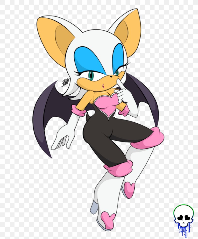 Rouge The Bat Cat Sonic Adventure 2 Sonic The Hedgehog 2 Amy Rose, PNG, 807x990px, Watercolor, Cartoon, Flower, Frame, Heart Download Free