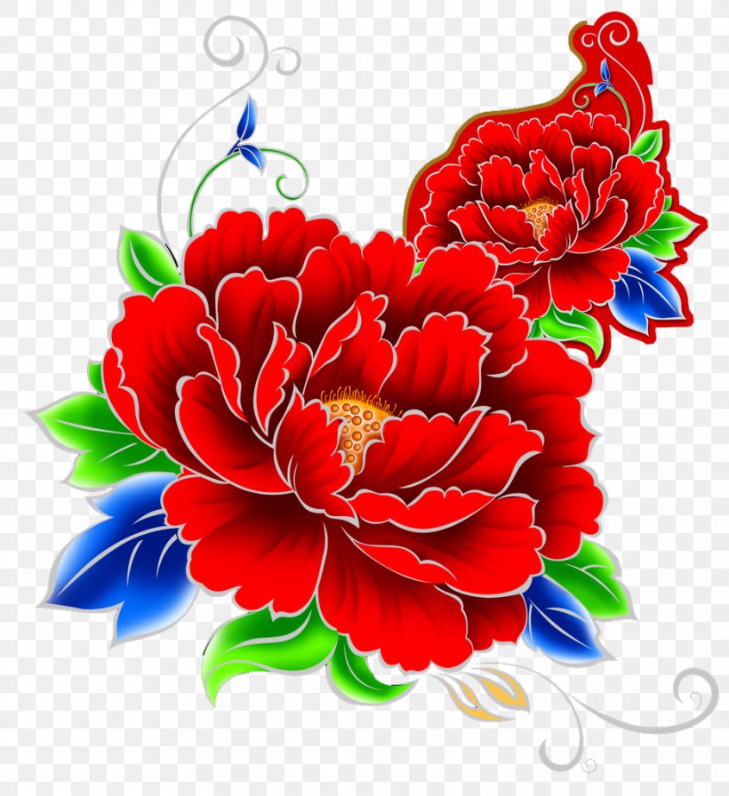 Moutan Peony Red U7261u4e39u8272, PNG, 937x1024px, Moutan Peony, Art, Carnation, Chrysanths, Color Download Free