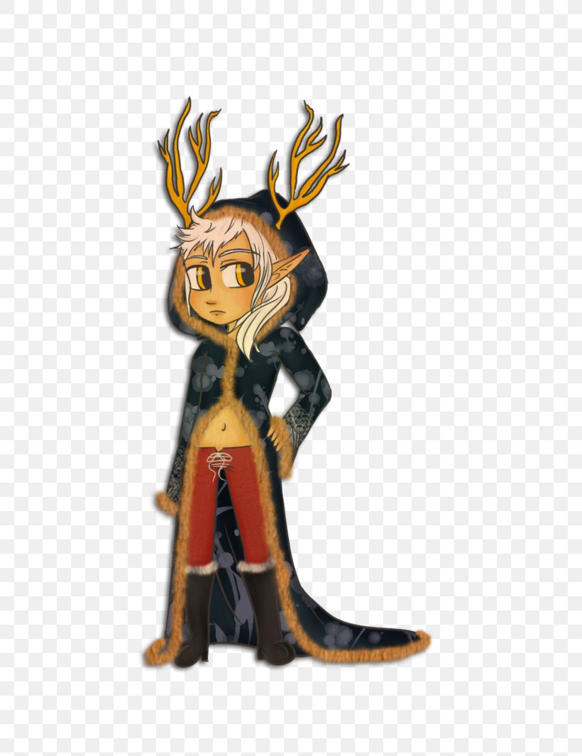 Reindeer Character Cartoon Figurine Fiction, PNG, 750x1065px, Reindeer, Cartoon, Character, Deer, Fawn Download Free