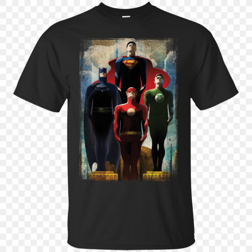 DC Comics JUSTICE LEAGUE Batman Superman Green Lantern T-Shirt NWT The Flash 