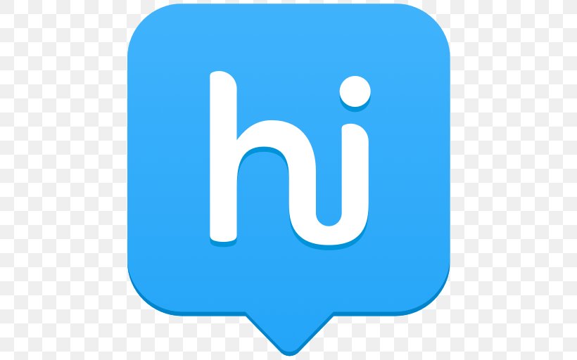 Hike Messenger Android Instant Messaging Messaging Apps, PNG, 512x512px, Hike Messenger, Android, Area, Azure, Blue Download Free