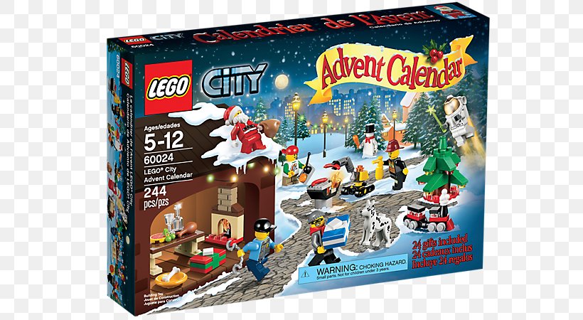 LEGO 60024 City Advent Calendar Lego Minifigure Advent Calendars Toy, PNG, 600x450px, Lego 60024 City Advent Calendar, Advent Calendars, Calendar, Gift, Lego Download Free
