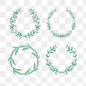 Christmas Wreath Santa Claus Euclidean Vector, PNG, 2000x2000px