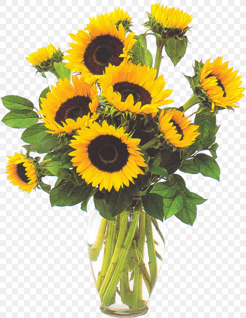 Vase With Three Sunflowers Common Sunflower, PNG, 929x1200px, Vase With Three Sunflowers, Annual Plant, Arrangement, Common Sunflower, Cut Flowers Download Free