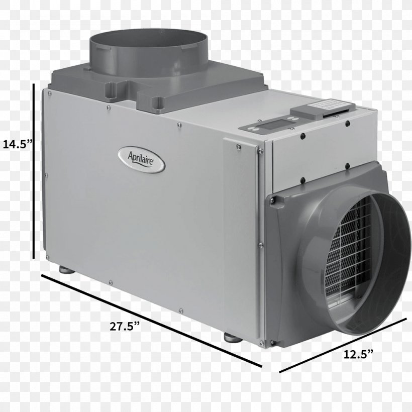 Dehumidifier Aprilaire 1850 HVAC, PNG, 1000x1000px, Humidifier, Aprilaire, Aprilaire 1710a, Aprilaire 1850, Basement Download Free