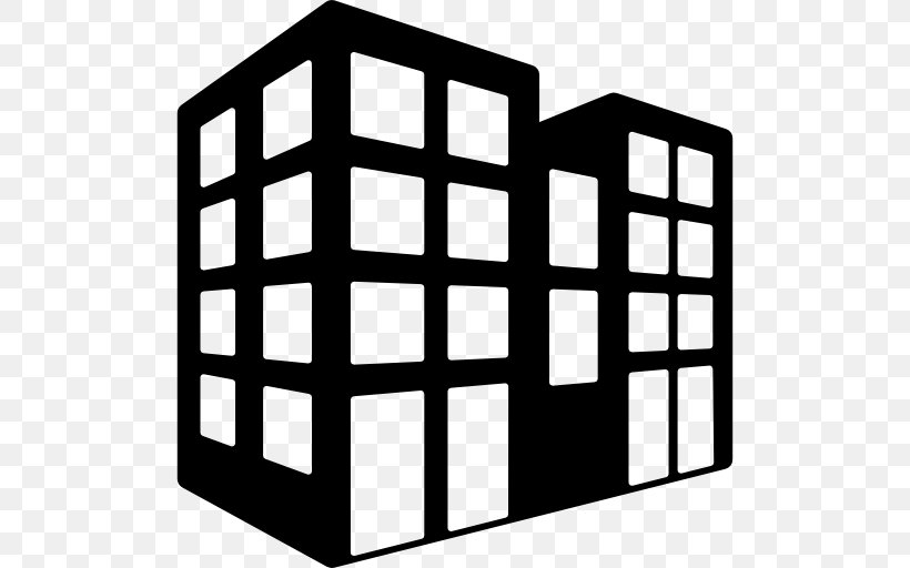 Building Office Clip Art, PNG, 512x512px, Building, Area, Biurowiec, Black And White, Brand Download Free