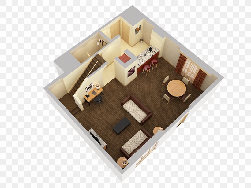 Pointe Hilton Squaw Peak Resort Floor Plan Suite Hotel Apartment, PNG, 1000x750px, 3d Floor Plan, Pointe Hilton Squaw Peak Resort, Apartment, Bedroom, Business Download Free
