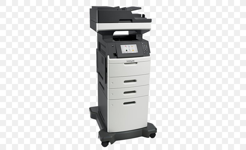 Lexmark MX711de Laser Multifunction Printer 24T7404 Multi-function Printer, PNG, 525x500px, Lexmark, Electronic Device, Fax, Image Scanner, Laser Printing Download Free