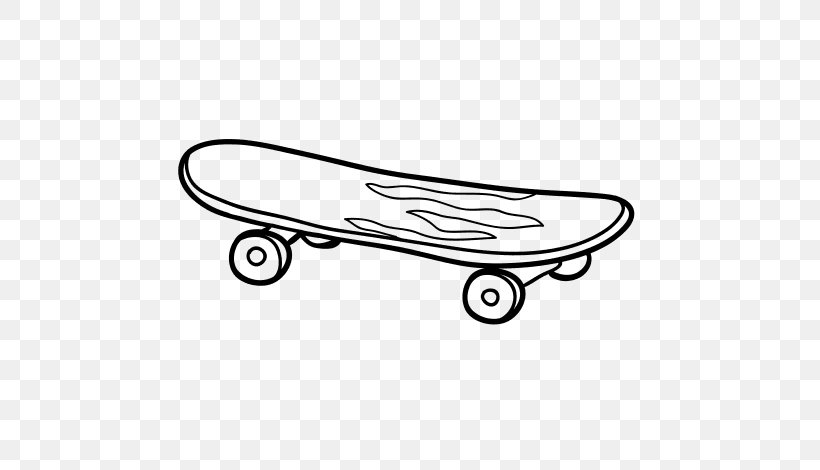 Skateboarding Drawing Coloring Book, PNG, 600x470px, Skateboarding, Area, Automotive Design, Bathroom Accessory, Black And White Download Free