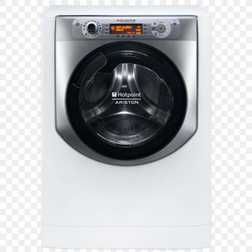 Washing Machines Hotpoint Aqualtis AQ114D 69D EU/A Energy, PNG, 900x900px, Washing Machines, Ariston Thermo Group, Energy, Energy Conversion Efficiency, Hardware Download Free