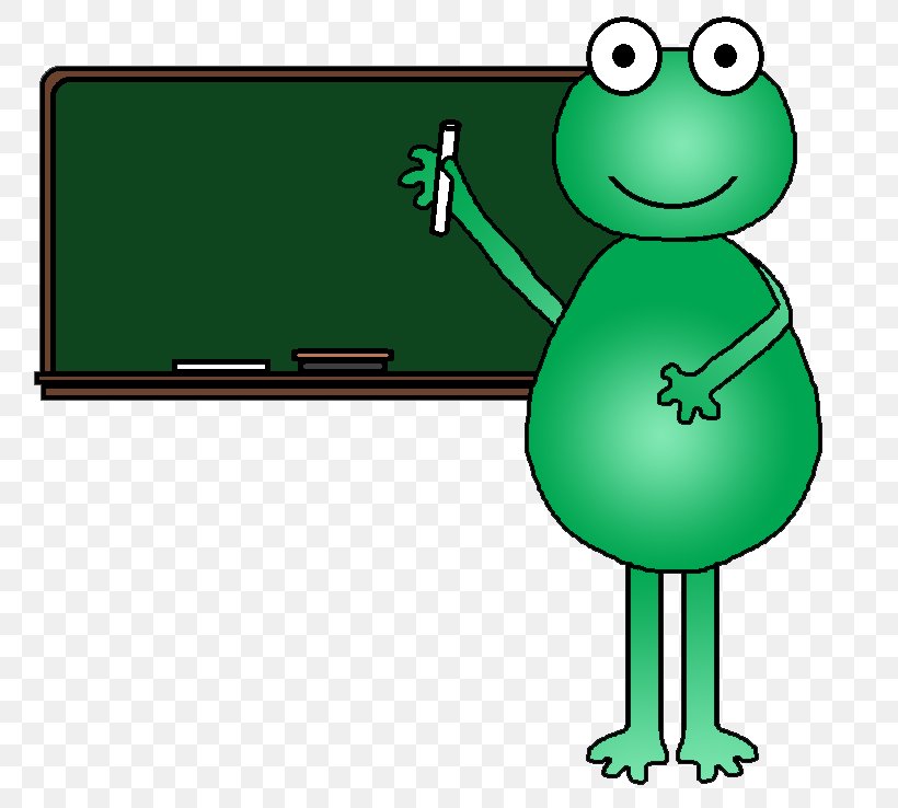 Frog School Teacher Clip Art, PNG, 800x738px, Frog, Amphibian, Area, Boarding School, Classroom Download Free