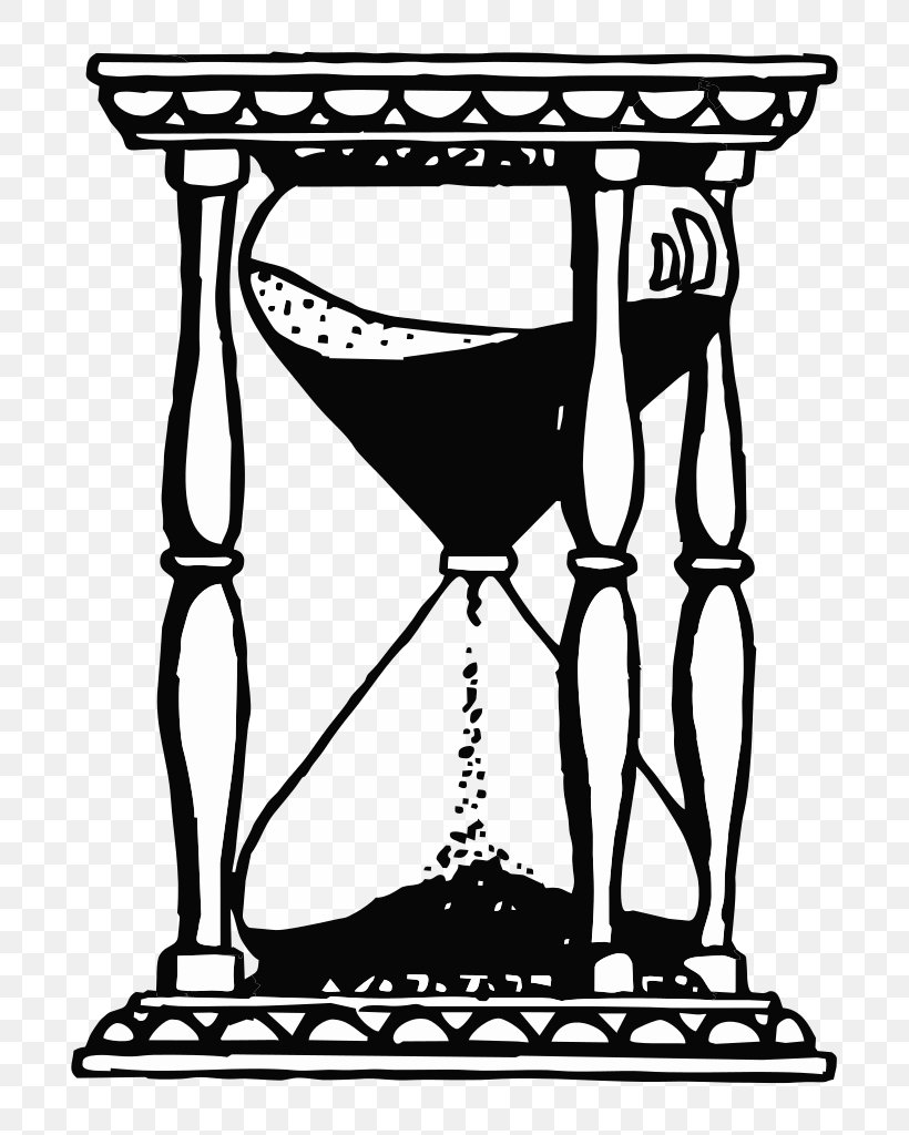 Hourglass Figure Sands Of Time Clip Art, PNG, 806x1024px, Hourglass, Black And White, Clock, Drinkware, Furniture Download Free