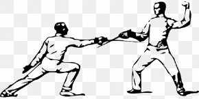 Parry Fencing Vector Graphics Foil Clip Art PNG