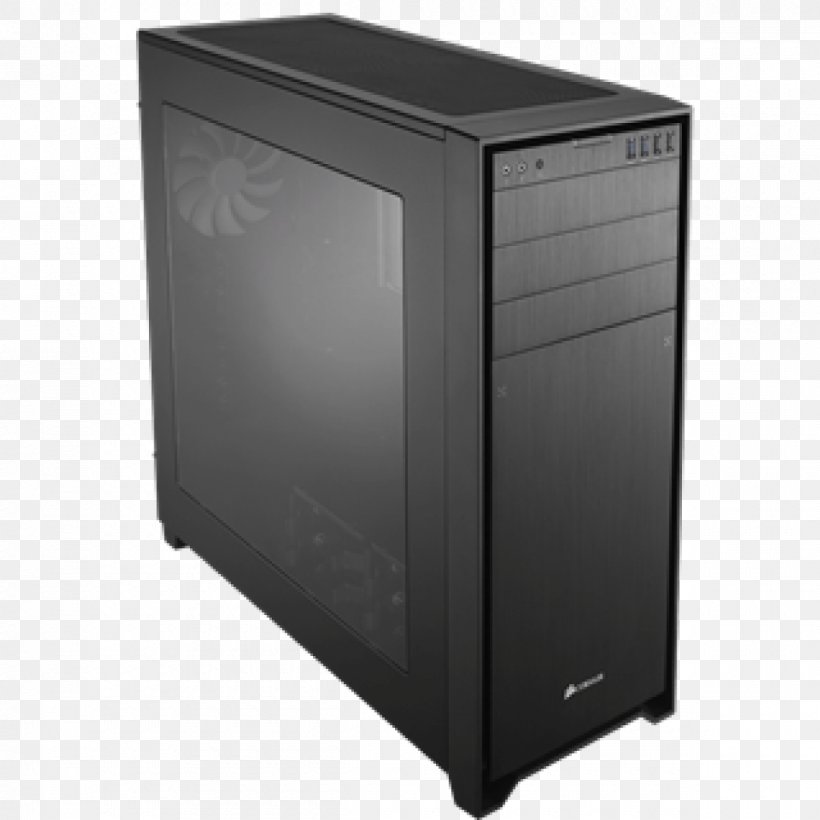 Computer Cases & Housings Power Supply Unit MicroATX Corsair Components, PNG, 1200x1200px, Computer Cases Housings, Atx, Black, Canon Eos 750d, Computer Download Free