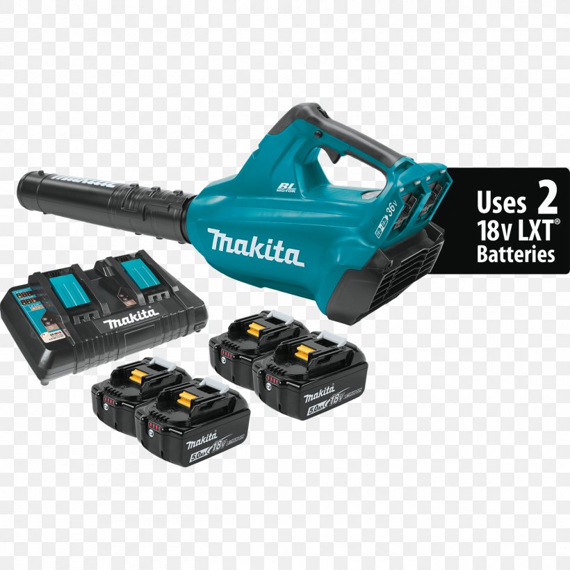 Lithium-ion Battery Cordless Makita Leaf Blowers Brushless DC Electric Motor, PNG, 1500x1500px, Lithiumion Battery, Ampere Hour, Angle Grinder, Brushless Dc Electric Motor, Cordless Download Free