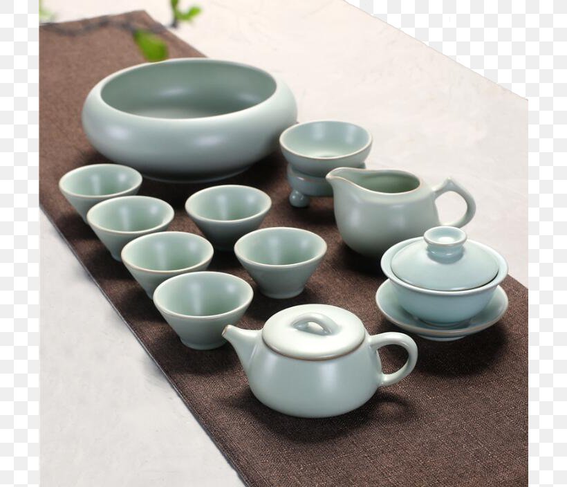 Teapot Coffee Cup Ru Ware Ceramic, PNG, 708x704px, Tea, Bowl, Ceramic, Coffee Cup, Cup Download Free