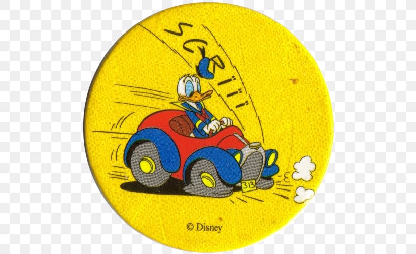Donald Duck Car Font, PNG, 500x500px, Donald Duck, Animated Cartoon, Car, Duck, Yellow Download Free