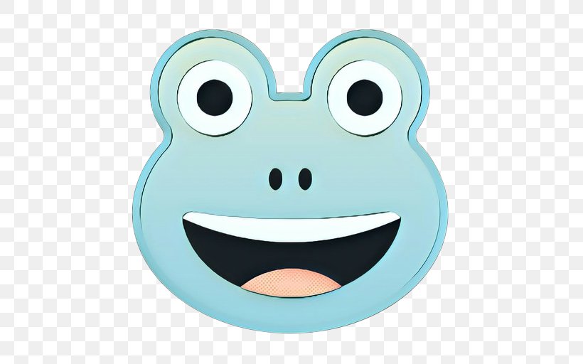 Green Smiley Face, PNG, 512x512px, Pop Art, Amphibians, Aqua, Blue, Cartoon Download Free