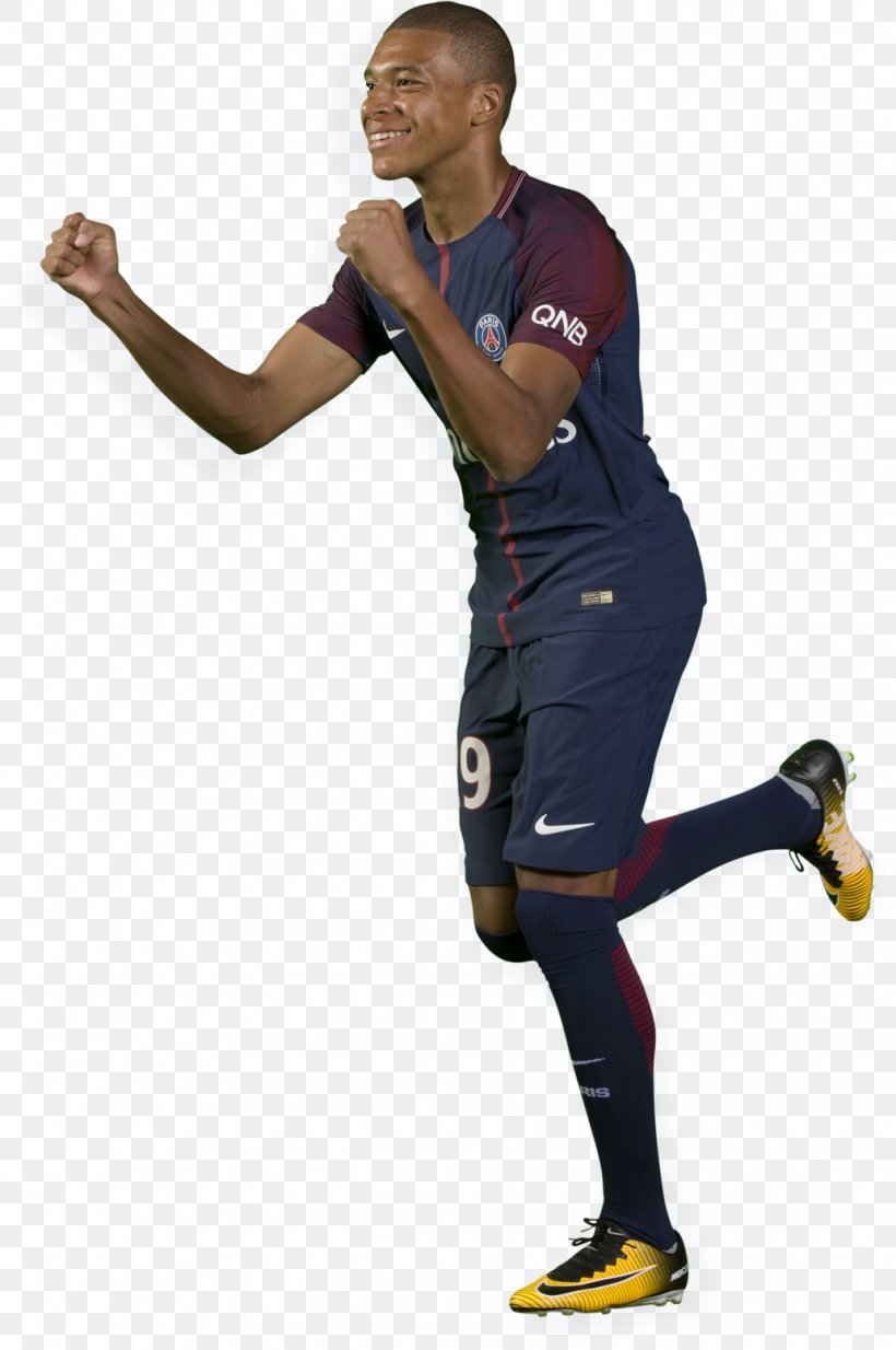 Kylian Mbappé Paris Saint-Germain F.C. France Ligue 1 Football Player Team Sport, PNG, 1033x1555px, Paris Saintgermain Fc, Arm, Baseball Equipment, Football, Football Player Download Free