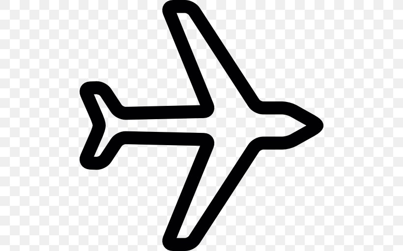 Airplane Drawing Clip Art, PNG, 512x512px, Airplane, Aircraft, Area, Black And White, Drawing Download Free