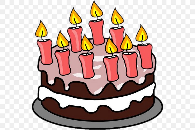 Birthday Cake Wedding Cake Cupcake Clip Art, PNG, 555x550px, Birthday Cake, Artwork, Baked Goods, Birthday, Birthday Card Download Free