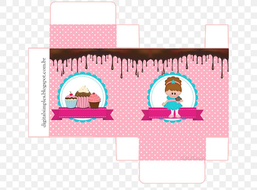 Paper Cupcake Party Ice Cream Convite, PNG, 640x608px, Paper, Birthday, Cake, Candy, Chocolate Download Free
