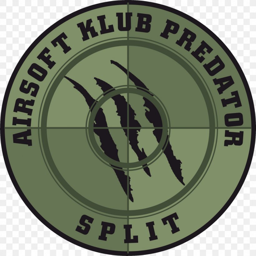 AIRSOFT KLUB PREDATOR SPLIT Solin Emblem Logo, PNG, 1024x1024px, Airsoft, Badge, Blog, Brand, Clock Download Free