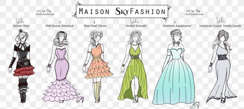 Gown Fashion Design Dress Pattern, PNG, 1600x715px, Watercolor, Cartoon, Flower, Frame, Heart Download Free