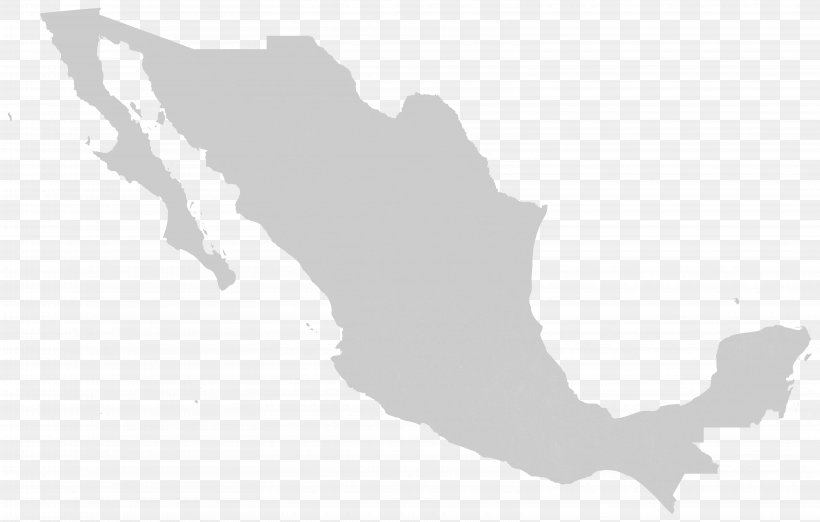 Mexico City Blank Map, PNG, 6431x4096px, Mexico City, Black And White, Blank Map, Flag Of Mexico, Map Download Free