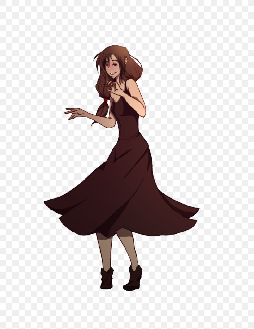 Shoulder Dress Cartoon Character, PNG, 752x1063px, Watercolor, Cartoon, Flower, Frame, Heart Download Free