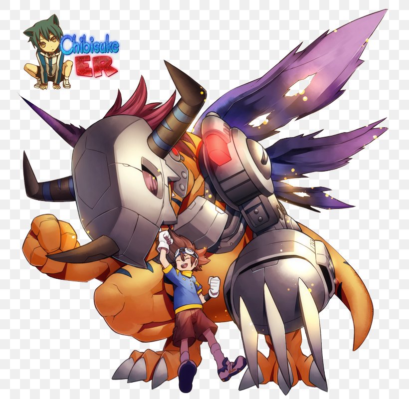 Agumon MetalGreymon Tai Kamiya Digimon World Digimon Rumble Arena 2, PNG, 800x800px, Watercolor, Cartoon, Flower, Frame, Heart Download Free