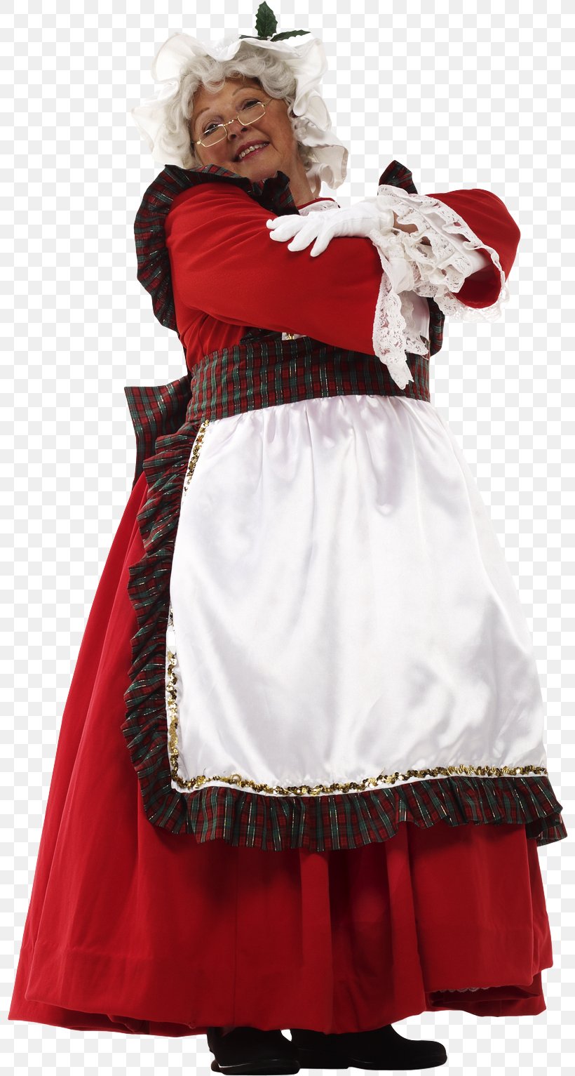 Mrs. Claus Santa Claus New Year Female Costume, PNG, 800x1533px, Mrs Claus, Clothing, Costume, Costume Design, Dress Download Free