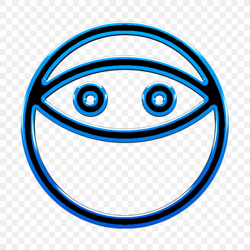 Smiley And People Icon Ninja Icon Emoji Icon, PNG, 1234x1234px, Smiley And People Icon, Area, Emoji Icon, Line, Meter Download Free